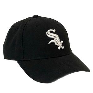 White Sox NewEra Strapback Hat Cap Black